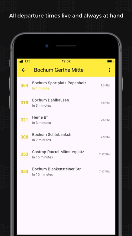 Ruhrbahn Live Timetable