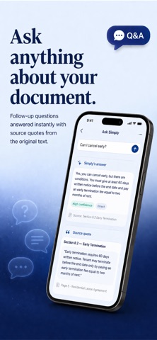 Simply: AI Contract Review Screenshot 5 of 5