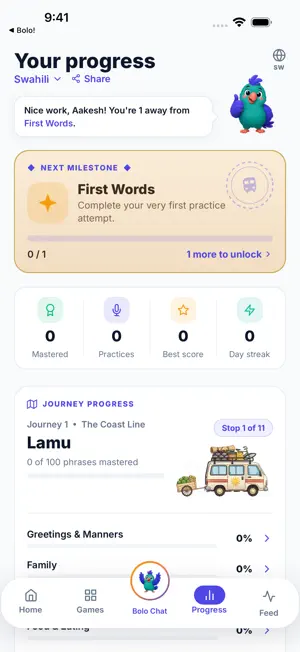 Bolo: Swahili, Amharic, Igbo screenshot 3