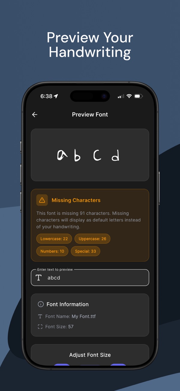 Handwriting Font Maker screenshot 8