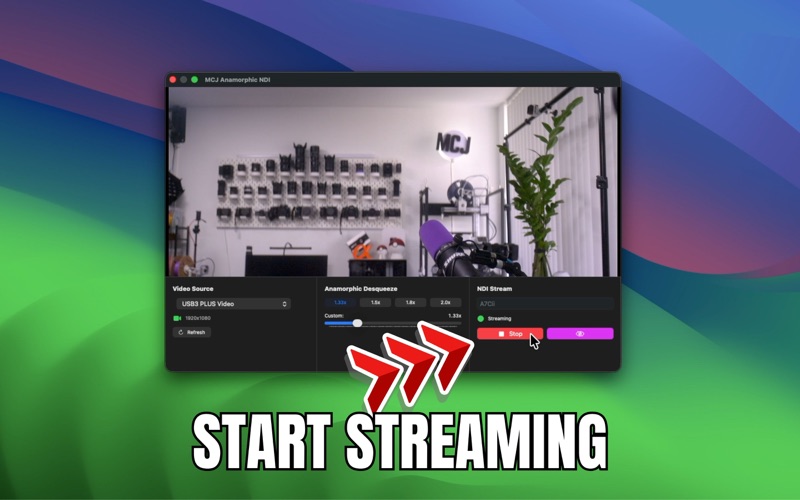 MCJAnamorphicNDI screenshot