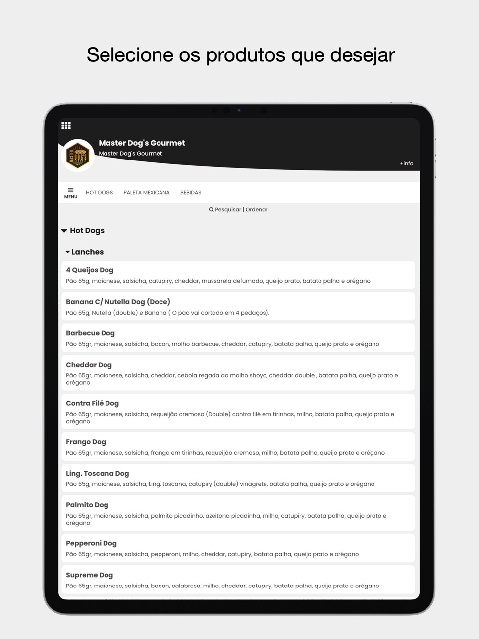 iPad screenshot