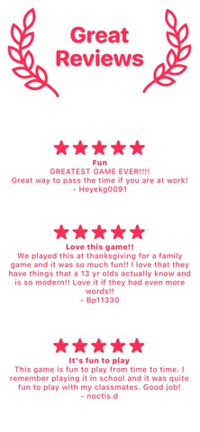Off Limits! Word Party Game iPhone screenshot
