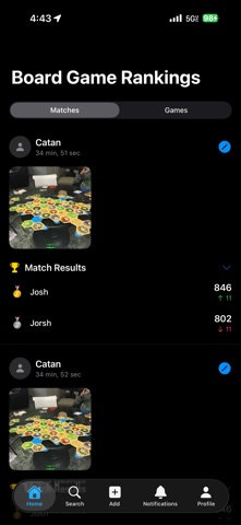 Board Game Rankings screenshot