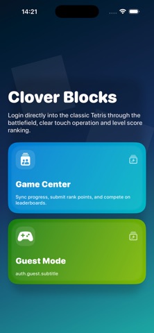 Clover Blocks iPhone screenshot