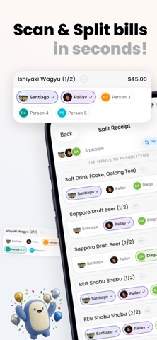 Checkify: #1 AI Bill Splitter iPhone screenshot