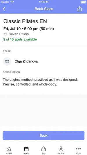 Seven Pilates and Sculpt screenshot 3