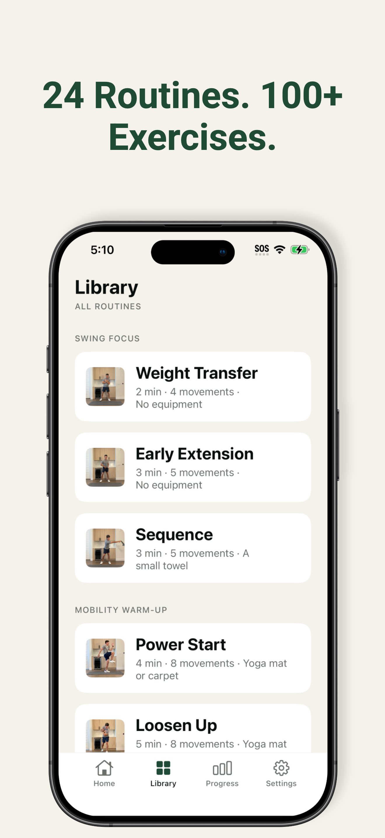 Rotate: Golf Fitness screenshot 3