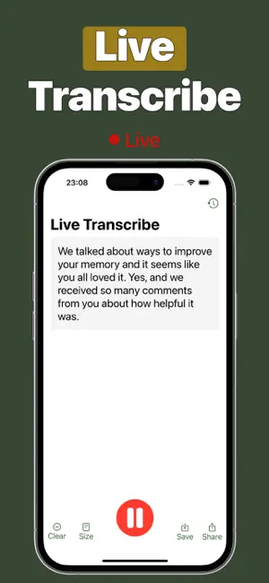 Live Transcribe Speech tо Text screenshot 2