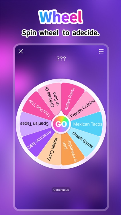 Decision Master-Spin the wheel