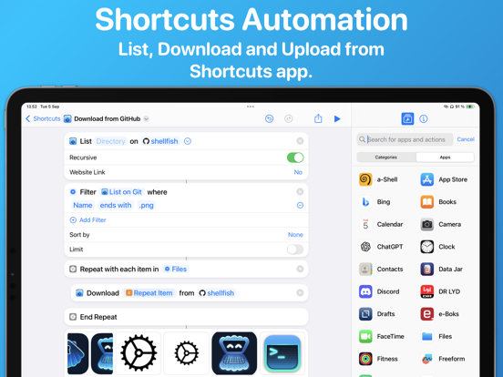 Git Storage: Source Files iPad screenshot 4 - Developer Tools app