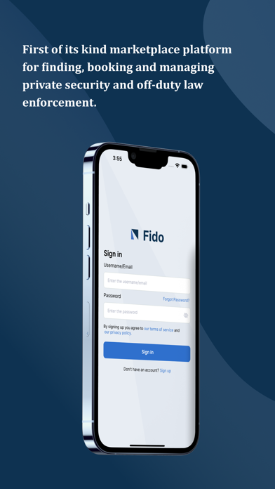 Fido Security Screenshot 1 - AppWisp.com Fido Security Screenshot 1 - AppWisp.com
