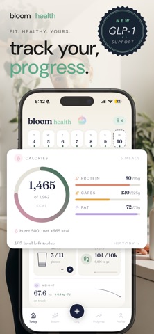 Bloomhealth - Calorie Tracker Screenshot 1 of 8