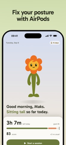 Pillar: Posture Reminder Screenshot 1 of 6