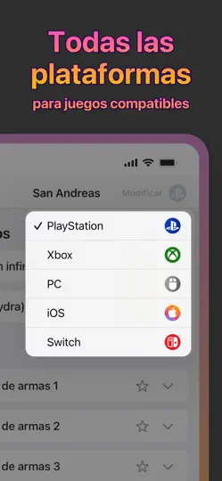 Captura de pantalla de Trucos Y Objetos Para GTA 6 en iPhone 4