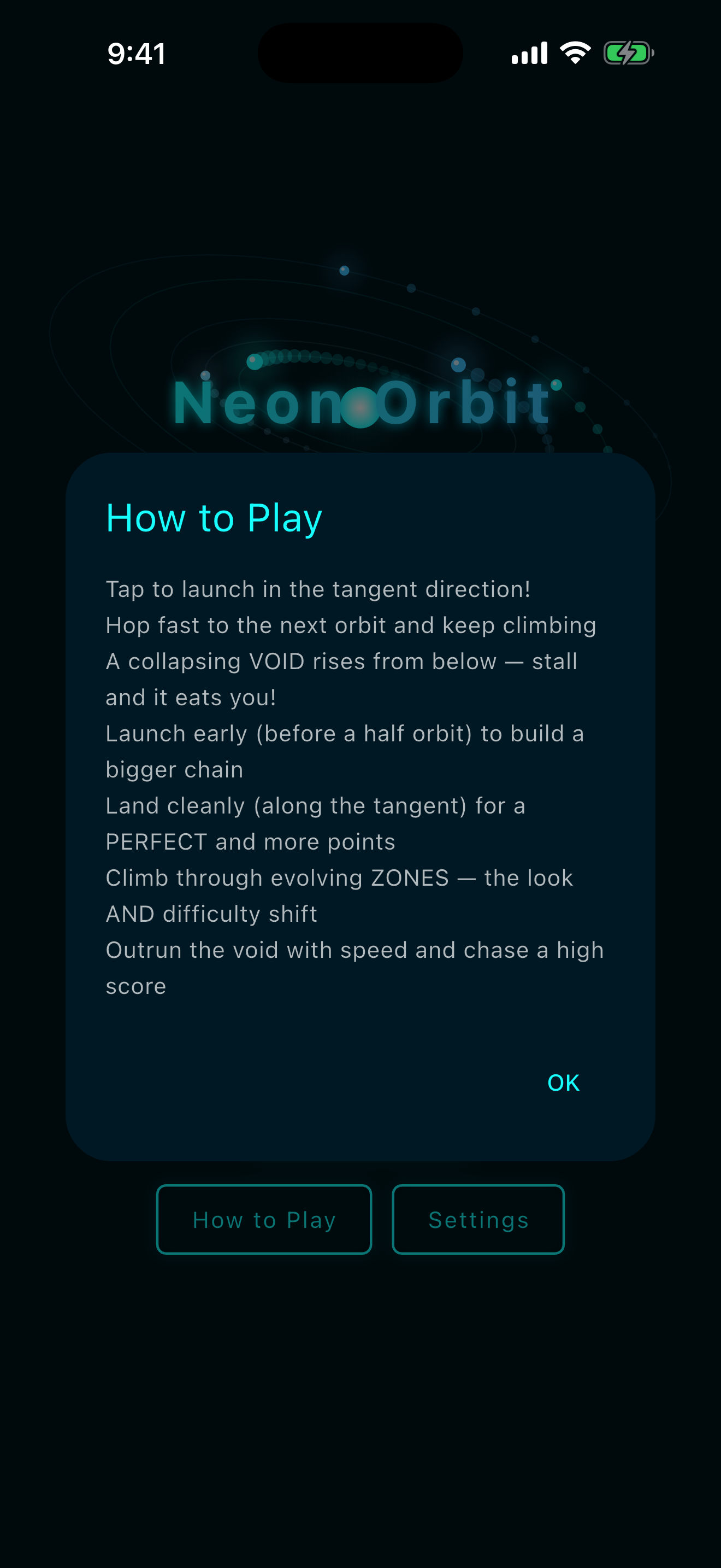 Neon Orbit：ネオン軌道アクション screenshot 6