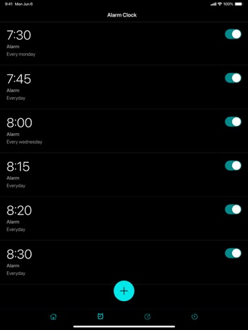 Smart Alarm Clock - Waking Up iPad screenshot