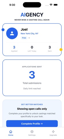 AIGENCY iPhone screenshot