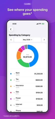 iLoveBills: Bill Tracker Screenshot 8 of 9