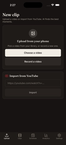 ClipAI - Video Clips screenshot