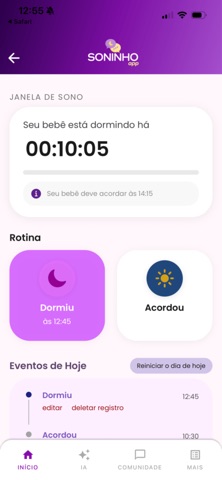 Soninho App screenshot
