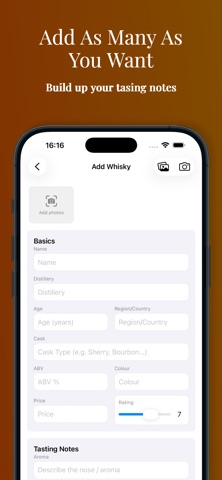 The Whisky Tracker screenshot