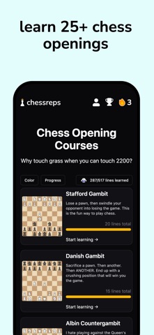 Chessreps - Master Openings — App Store screenshot 1