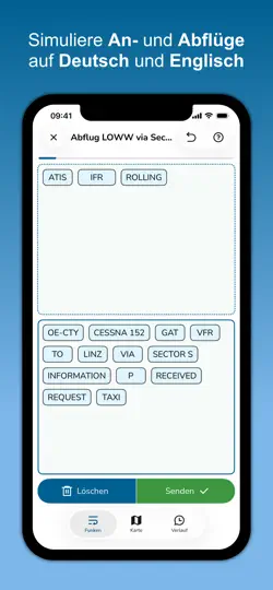 Screenshot von Flugfunk AT auf dem iPhone 1