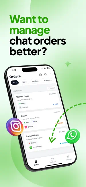 Orders: Sell on WhatsApp & IG screenshot 1