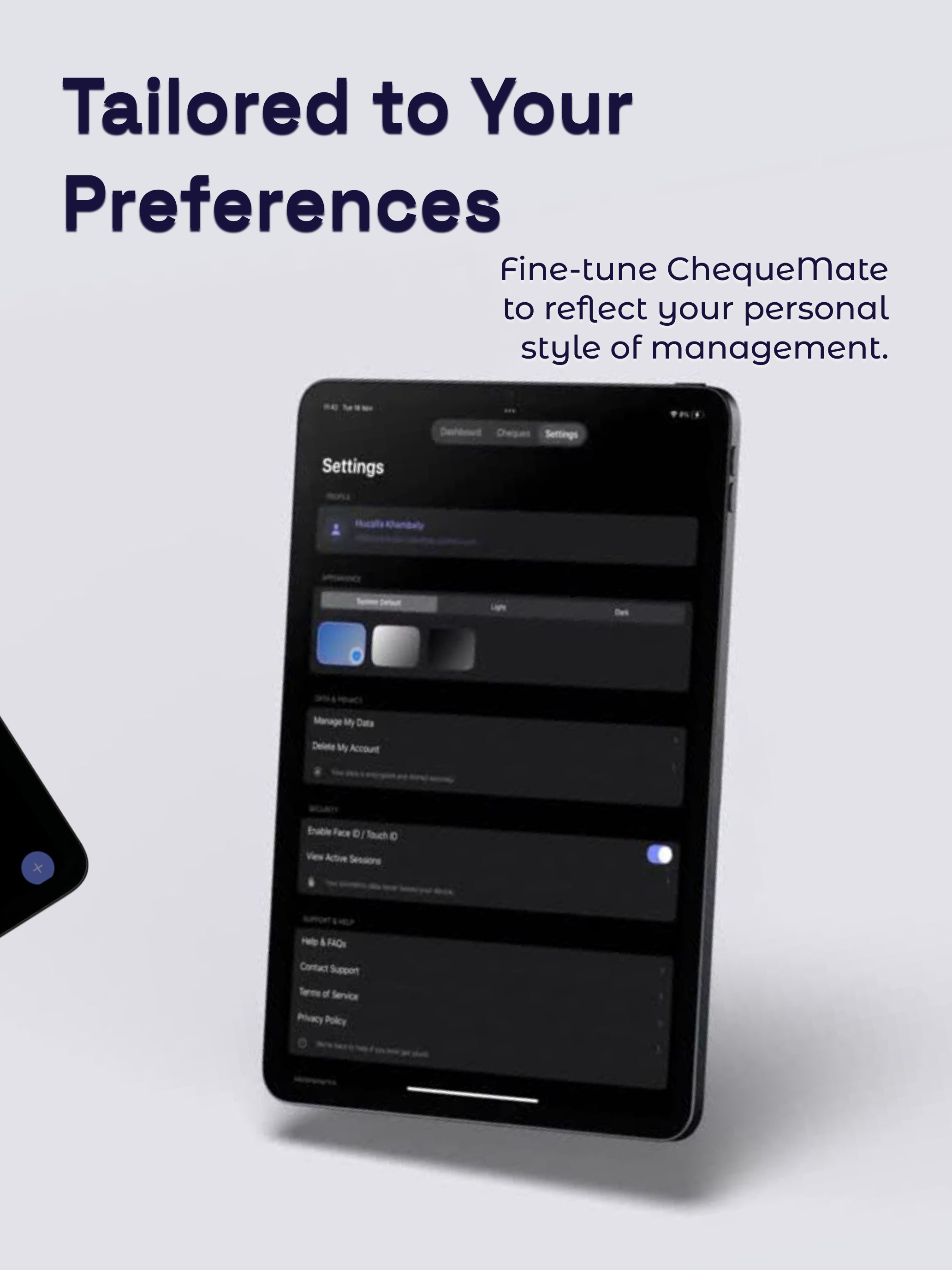 ChequeMate: Cheque Tracker