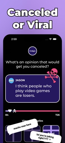 WBU – get canceled or go viral iPhone screenshot