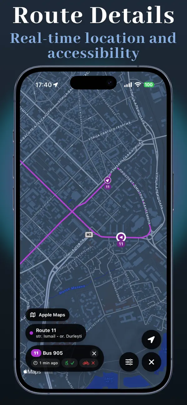 Screenshot #2 pour Chisinau Public Transport Map