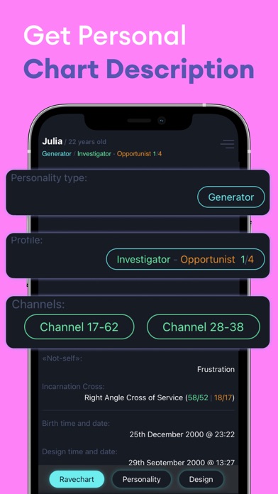 Screenshot 3 of Human Design - Birth Chart App