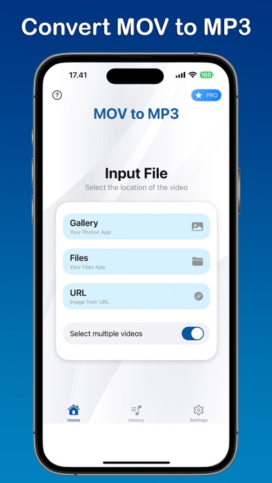 MOV to MP3 Screenshot