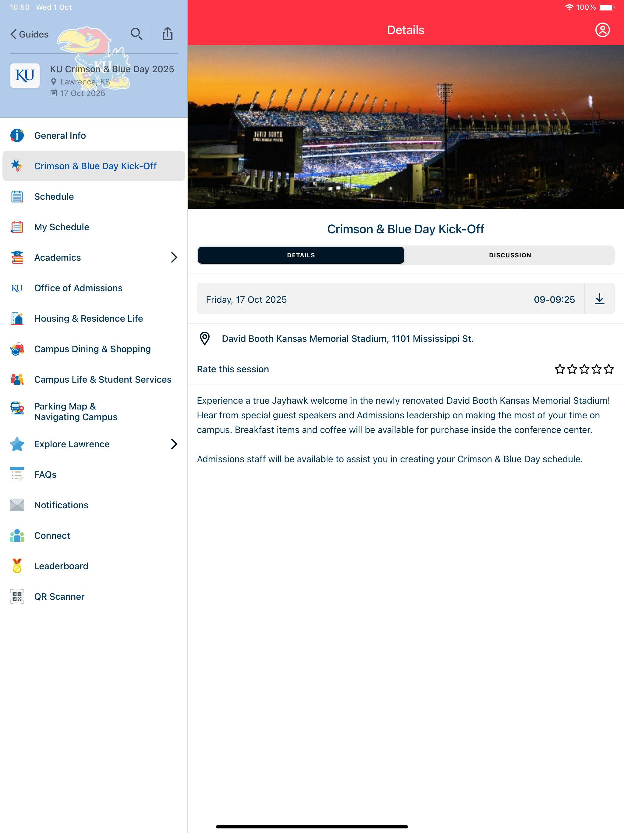 KU Admissions Guidebook screenshot 8