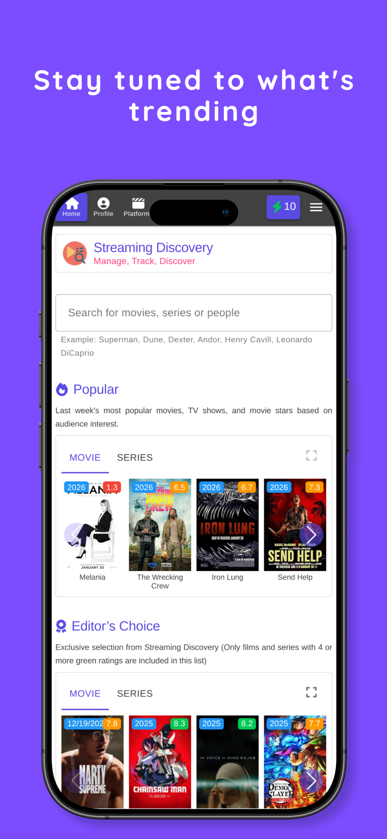 Streaming Discovery screenshot 3