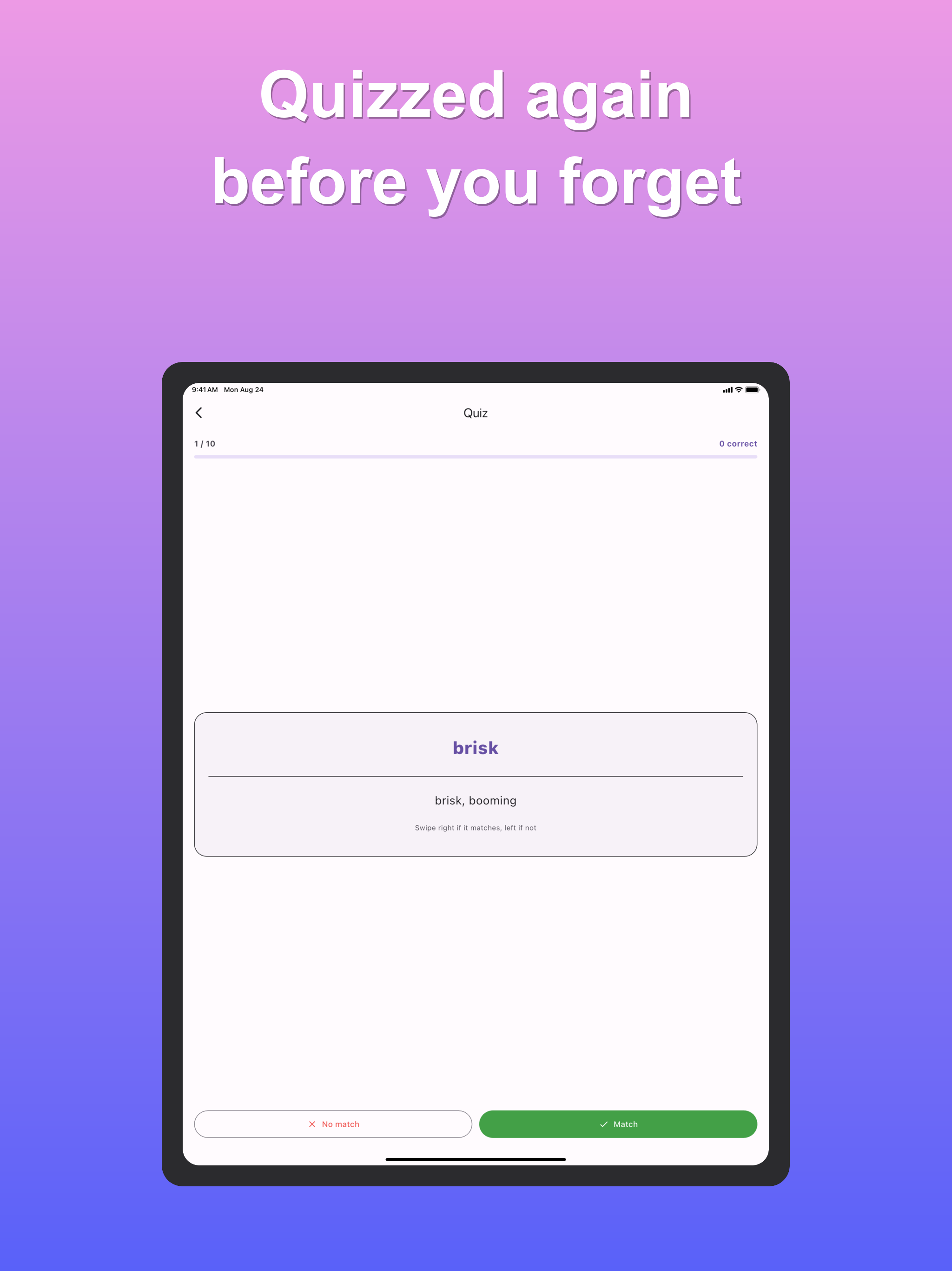 MUMUVOCA: Swipe Voca Book screenshot 15