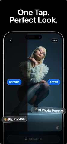 Photo CamAI: AI Photo Editor iPhone screenshot