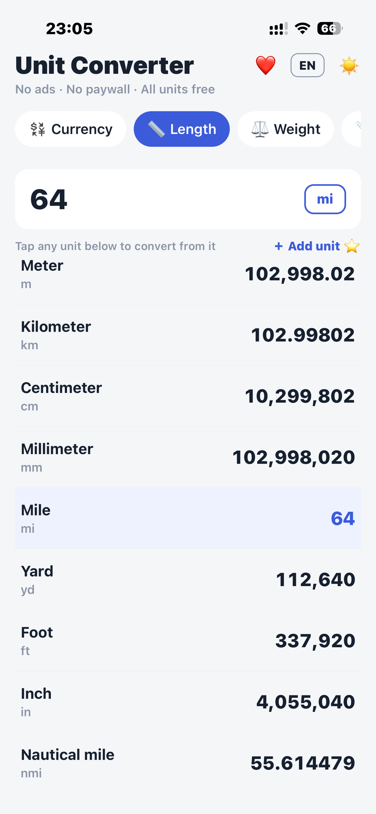 Unit Converter: No Ads screenshot 3