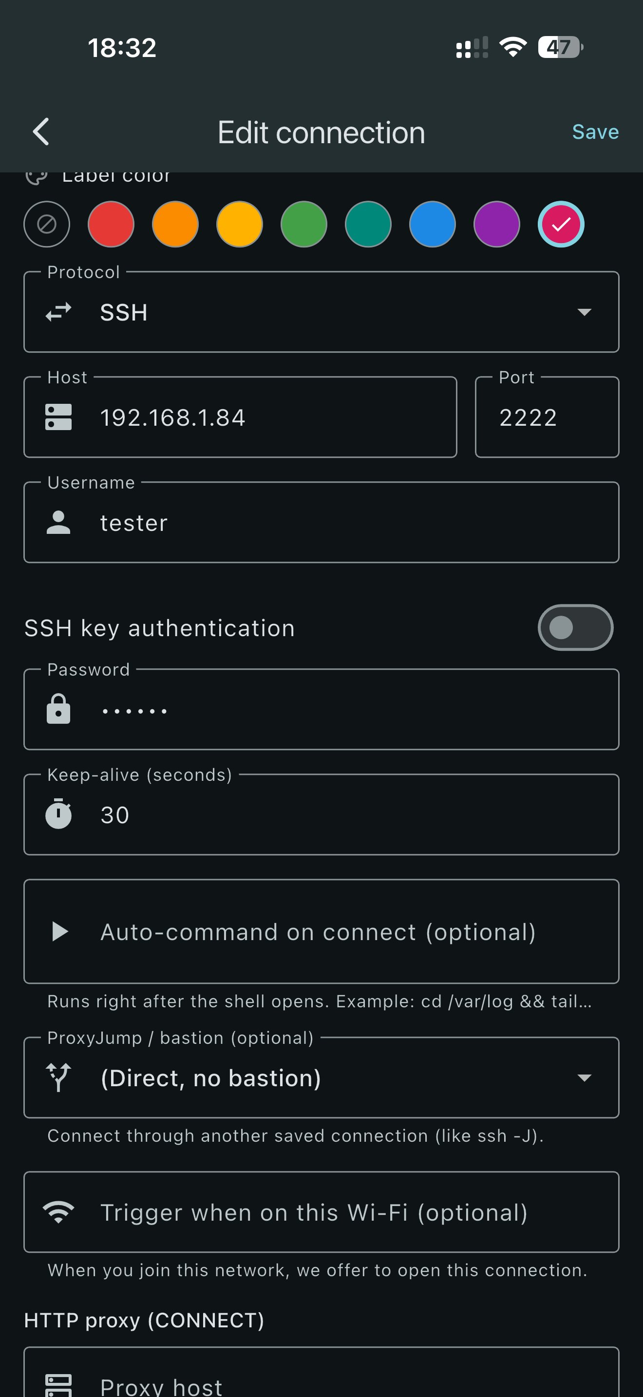 ShellPhone - SSH client screenshot 9