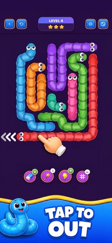 Worm Maze: Logic Puzzle Screenshot 1 of 6