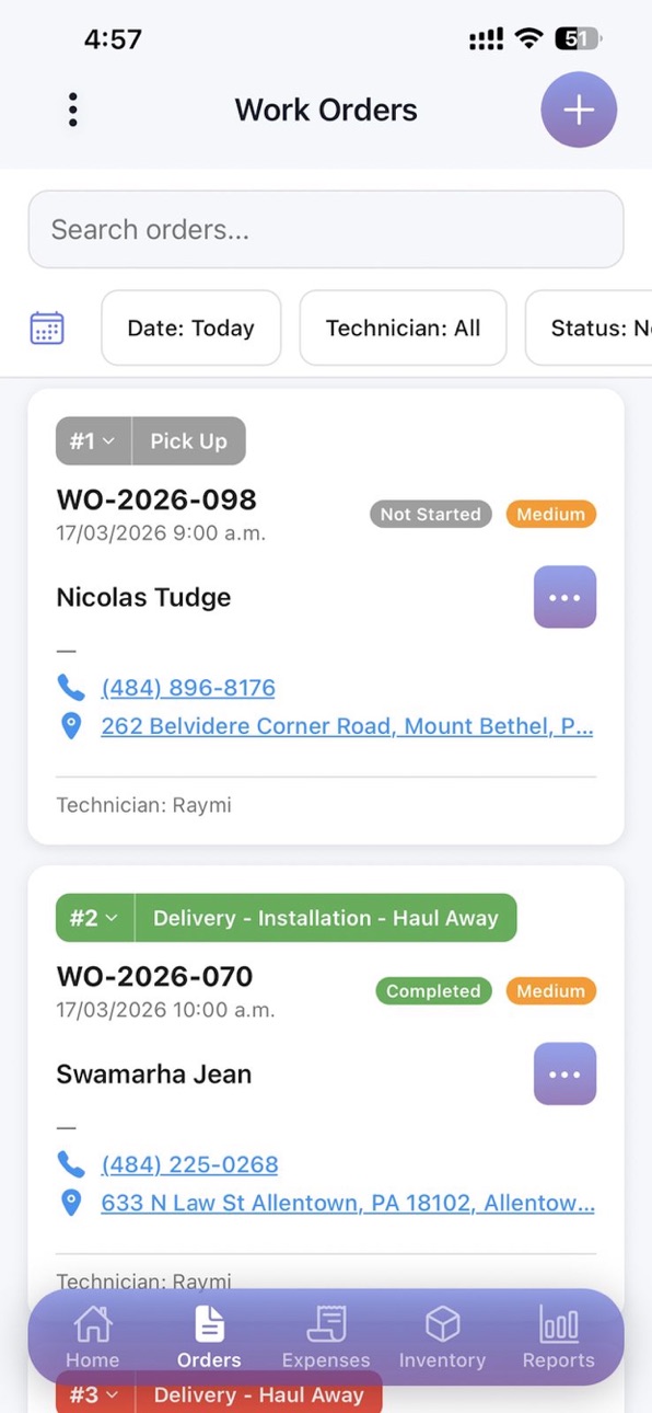 iPhone screenshot