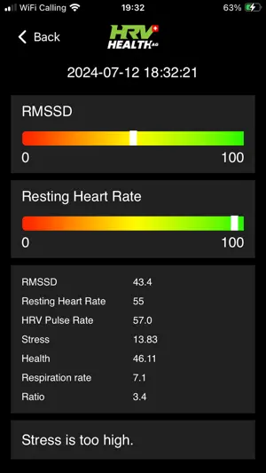 HRV Health Pro screenshot 4