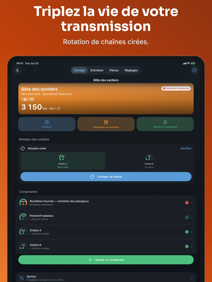 Cogbook sur iPad : capture d’écran 6 sur 8
