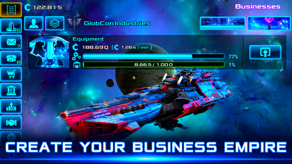 #2. Idle Space Business Tycoon (iOS) By: APPWILL COMPANY LTD