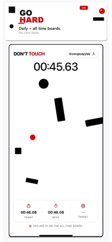 Don't Touch Reflex iPhone screenshot