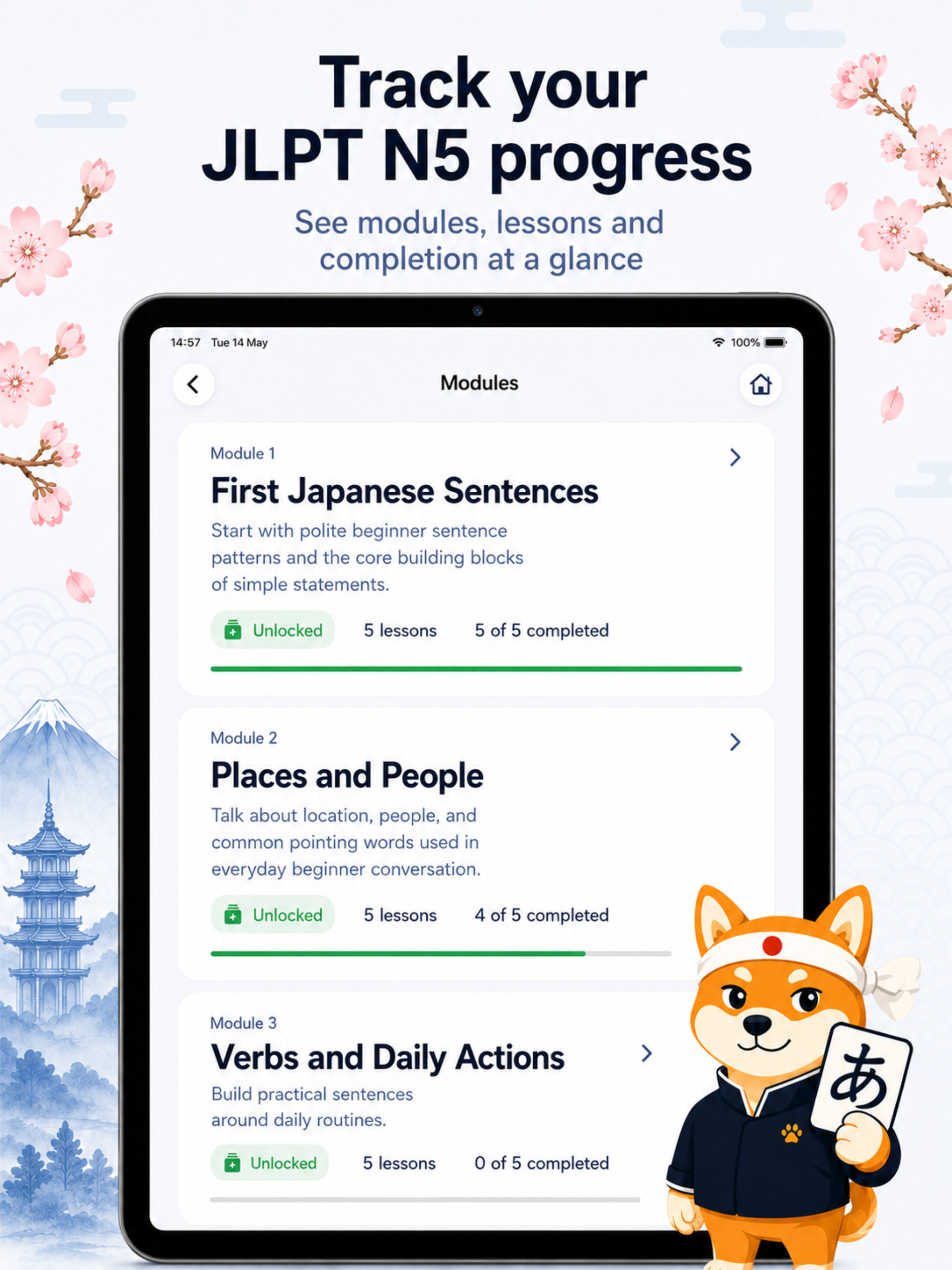 JLPT Test - Japanese learning