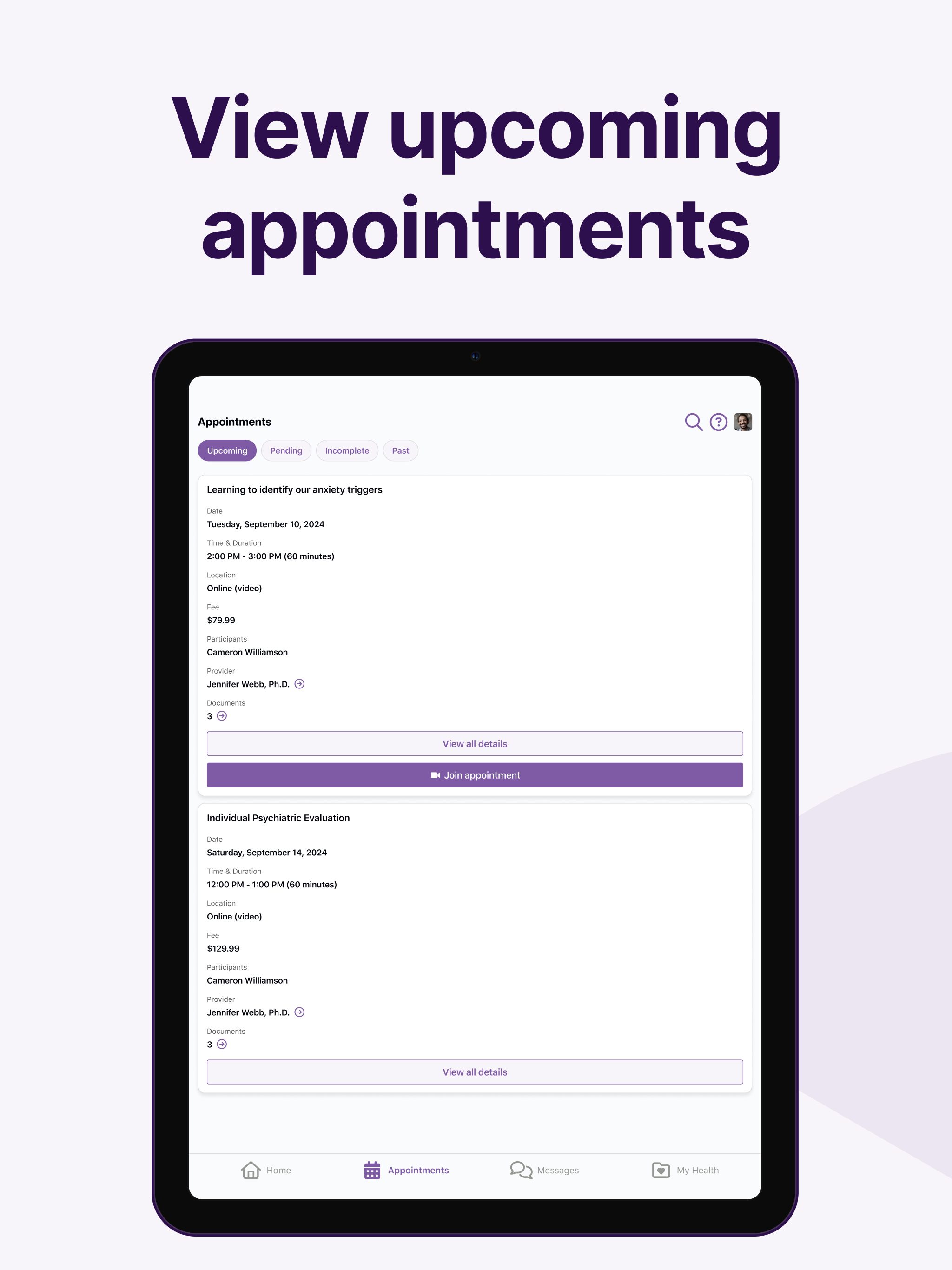 WTCSB's Behavioral Health App