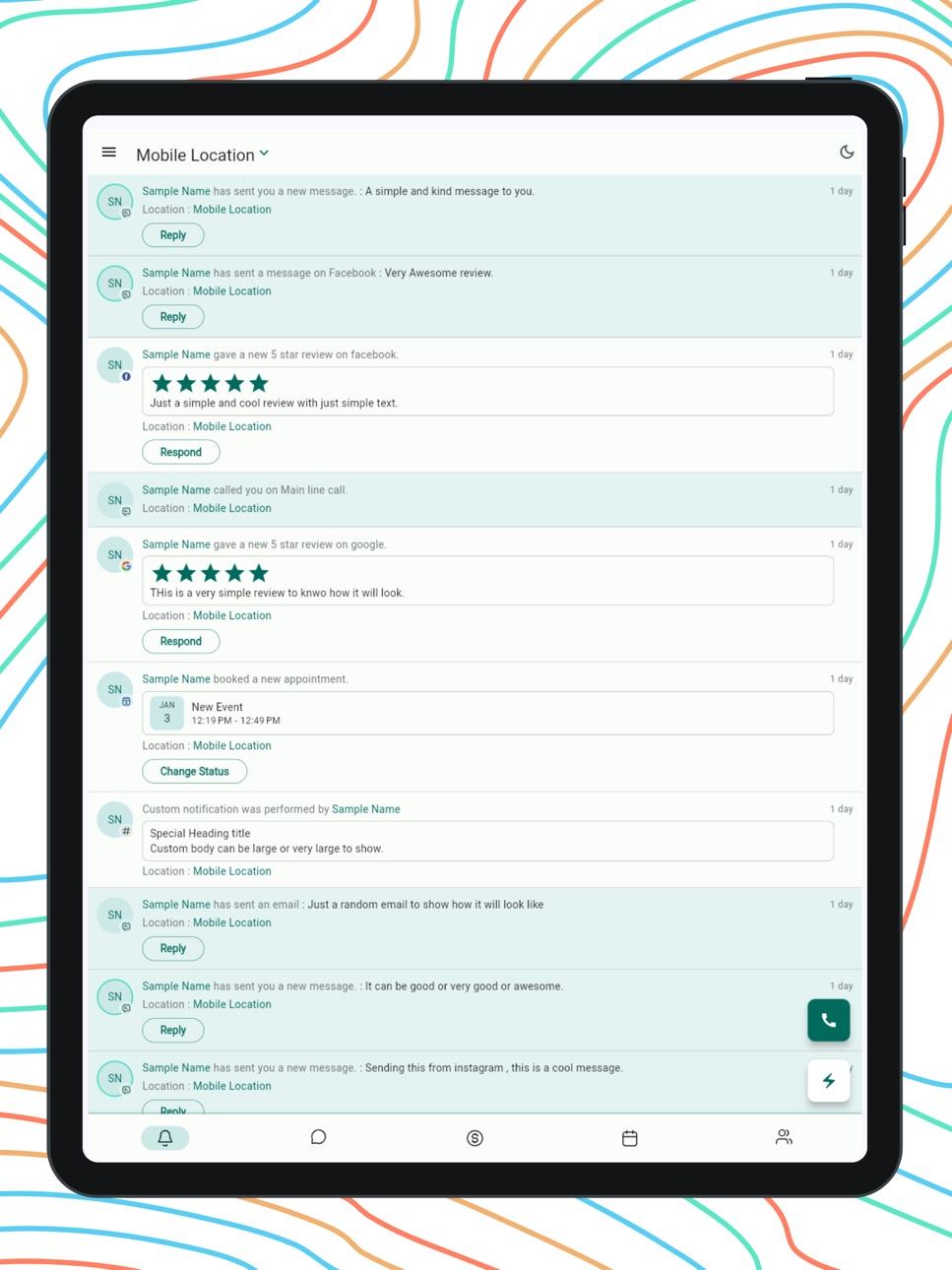 iPad screenshot