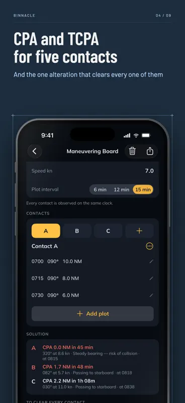 Binnacle: Nautical Calculator screenshot 4 of 9